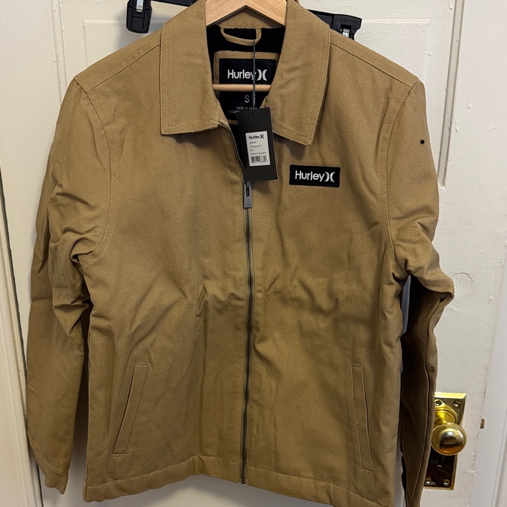 Hurley Men's parachute beige thorington Jacket